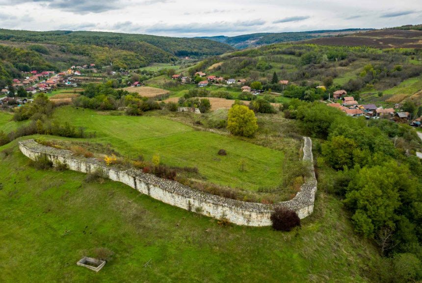 Medieval Fortress Dăbâca, Dăbâca, Romania, Romania